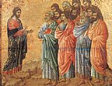 Appearence on the Mountain in Galilee by Duccio di Buoninsegna